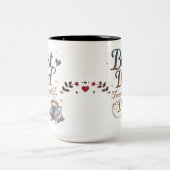 最高のパパは常に – 永遠に感謝,パパ ツートーンマグカップ (中央)