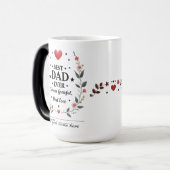 最高のパパは常に – 永遠に感謝，パパ モーフィングマグカップ (正面左)