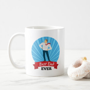 最高のパパは永遠に幸せな父の日 コーヒーマグ コーヒーマグカップ