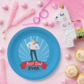 最高のパパは永遠に幸せな父の日 | ペーパープレート (パーティー)