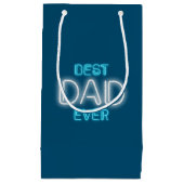 最高のパパは永遠に幸せな父の日 |抱き枕 スモールペーパーバッグ (正面)