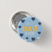 最高のパパは永遠に、かわいい父の日 缶バッジ (正面&裏面)