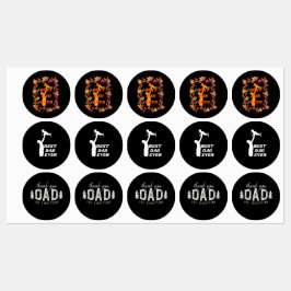 最高のパパは永遠に、父の日の贈り物 ラベル