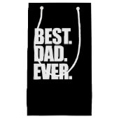 最高のパパは父の日のために スモールペーパーバッグ (正面)