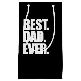 最高のパパは父の日のために スモールペーパーバッグ