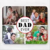 最高のパパは父の日4の写真 マウスパッド (正面)