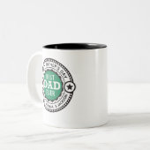 最高のパパは父の日 ツートーンマグカップ (正面左)