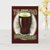 最高のパパは頑丈な カード (黄色い花)