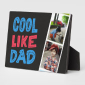 最高のパパへ！写真を追加 – 父はこれを愛する フォトプラーク (側面)