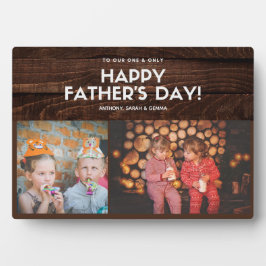 最高のパパへ！写真を追加 – 父はこれを愛する フォトプラーク