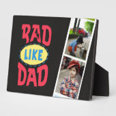 最高のパパへ！写真を追加 – 父はこれを愛する フォトプラーク (側面)