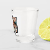 最高のパパをパーソナライズ ショットグラス (右)