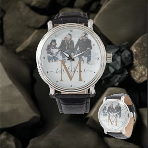 最高のパパを常にカスタマイズする、写真 腕時計