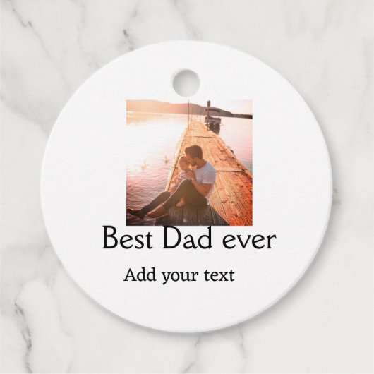 最高のパパを追加する名前イメージファーザー日文字の混乱 フェイバータグ (正面)