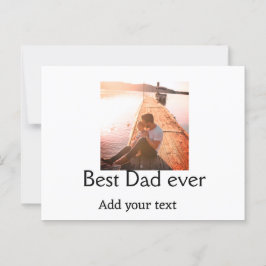 最高のパパを追加する名前イメージファーザー日文字の混乱 ポストカード