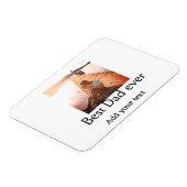 最高のパパを追加する名前イメージファーザー日文字の混乱 マグネット (左側)