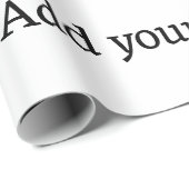 最高のパパを追加する名前イメージファーザー日文字の混乱 ラッピングペーパー (ロールコーナー)