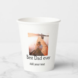 最高のパパを追加する名前イメージファーザー日文字の混乱 紙コップ