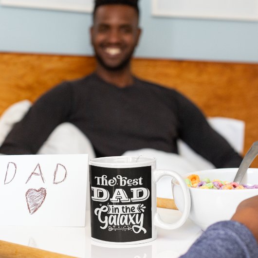 最高のパパイン世界銀河系トロフィー素晴らし父 コーヒーマグカップ