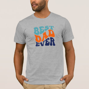 最高のパパエカラフルバーグルービーレトロタイポグラフィ Tシャツ