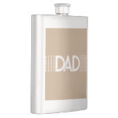 最高のパパエバはっきりしたタイポグラフィ フラスク (右)