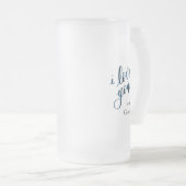 最高のパパエバカスタムー霜ビールマグ フロストグラスビールジョッキ (正面右)