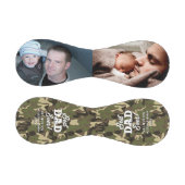 最高のパパエバカモフラージュ軍隊父の写真 野球ボール (パネル)