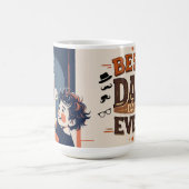 最高のパパエバクラシックーアイディア – 父の日の贈り物 コーヒーマグカップ (中央)