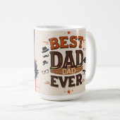 最高のパパエバクラシックーアイディア – 父の日の贈り物 コーヒーマグカップ (正面右)