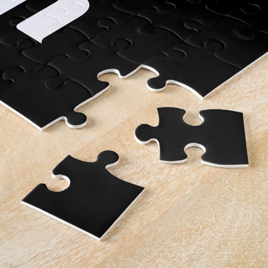 最高のパパエバファーズデイ誕生日ギフトカスタム ジグソーパズル (側面)