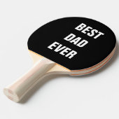 最高のパパエバファーズデイ誕生日ギフトカスタム 卓球ラケット (正面アングル)