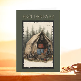 最高のパパエバンピングカスタムハッピー父の日 カード