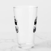 最高のパパエバークールバイクファーザーバイクバイク タンブラーグラス (左)