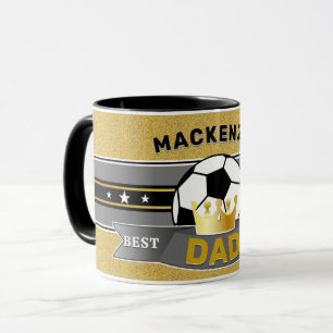 最高のパパエバーサッカースポーツ マグカップ