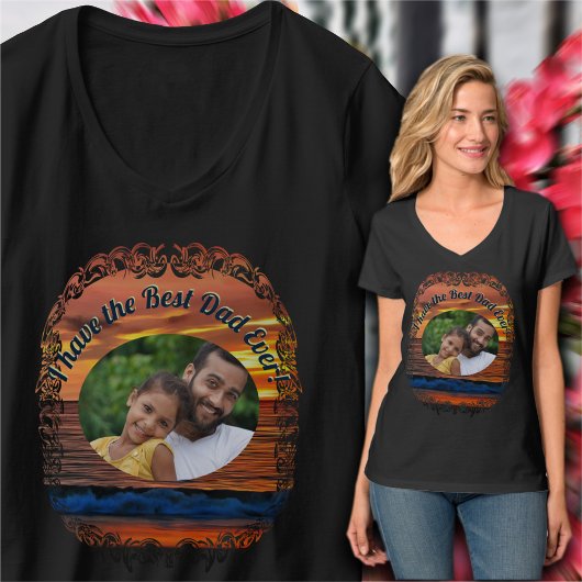 最高のパパエバーサンセット1577 Tシャツ