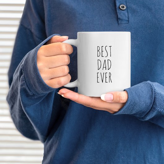 最高のパパエバーシンプルモダンハウス コーヒーマグカップ