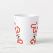 最高のパパエバースモールラテマグカップ – 完璧な贈り物 カフェラテマグ (正面)