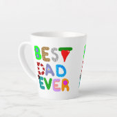 最高のパパエバースモールラテマグ カフェラテマグ (左アングル)