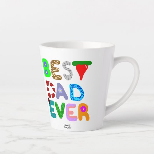 最高のパパエバースモールラテマグ カフェラテマグ (右)