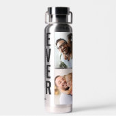 最高のパパエバータイポグラフィ名前をカスタムする4 Photo Wat ウォーターボトル (背面)
