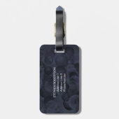 最高のパパエバーチャコユニークルブラックファーザー ラゲッジタグ (裏面縦)