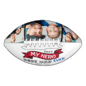 最高のパパエバートポグラフィーレッドバナーフォトコラージュ アメリカンフットボール (正面)