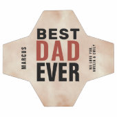 最高のパパエバートレンディー水彩父の日 サッカーボール (フラット)