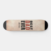 最高のパパエバートレンディー水彩父の日 スケートボード (横)