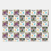 最高のパパエバーハンズダウンハッピーバースデー ラッピングペーパーシート (正面)