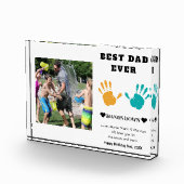 最高のパパエバーハンズダウン誕生日 フォトブロック (右)