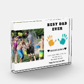 最高のパパエバーハンズダウン誕生日 フォトブロック (左)