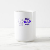 最高のパパエバーパープルデザイン | 父と子のシル モーフィングマグカップ (中央)