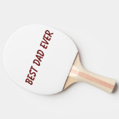 最高のパパエバーファーザデイ誕生日ギフトトレンディー 卓球ラケット (横)