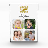 最高のパパエバーファーザー4ファミリー フォトブロック (正面)